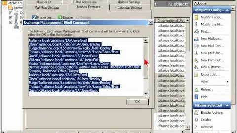 Microsoft Exchange Server 2010 Training Videos - First Look Into the Management Console