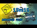 SLOW vs BRAVE | 15 vs 15 - AWESOME EVE Online PVP Fight!