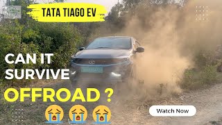 EV offroading failed? | Yaragola Dam | Tata Tiago EV |