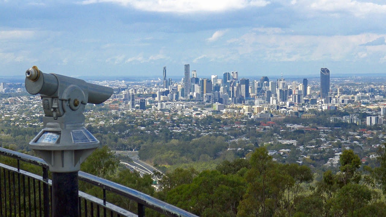Brisbane Lookout Mt. Coot-tha & Botanic Gardens 4K