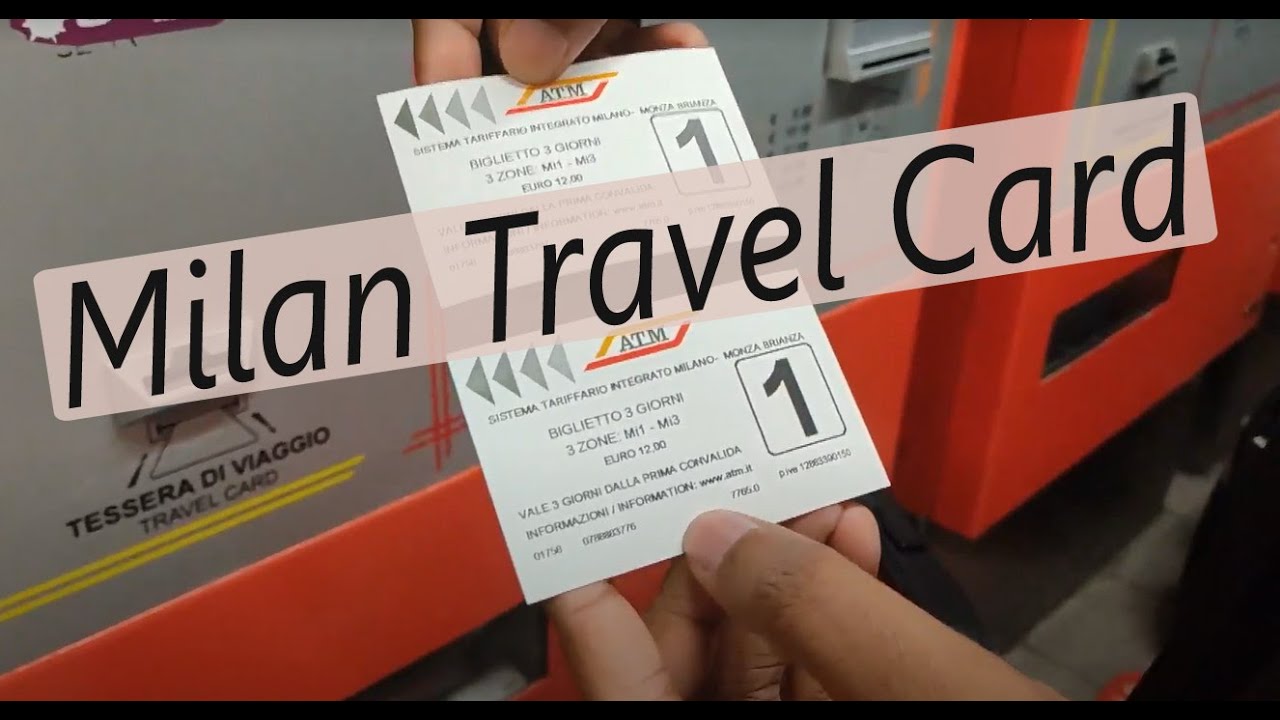 3 day travel card milan