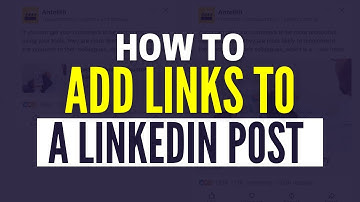 How To Add Links To A LinkedIn Post