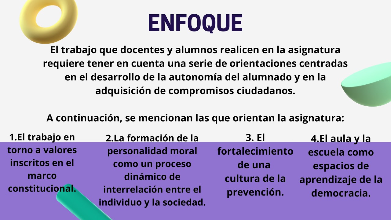 Formación Cívica y Ética a partir de los Planes y Programas de Estudio