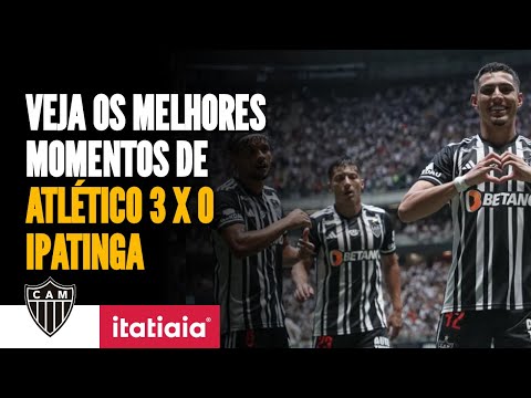 VEJA OS MELHORES MOMENTOS DE ATLÉTICO 3 X 0 IPATINGA COM A NARRAÇÃO DO CAIXA