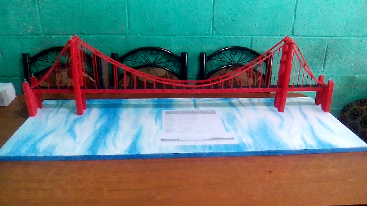 Maqueta Puente Golden Gate francisco YouTube