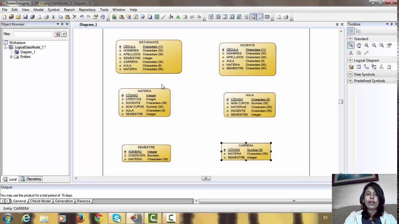 conceptual data model powerdesigner