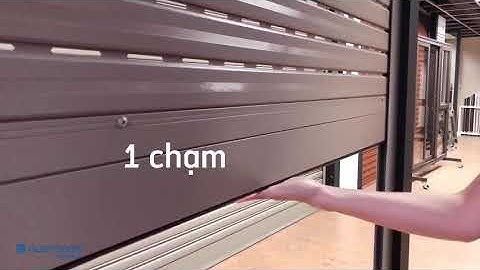 Cửa cuốn đảo chiều khi gặp vật cản