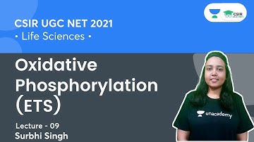 Oxidative Phosphorylation (ETS) || CSIR NET 2021 | By Surbhi Singh