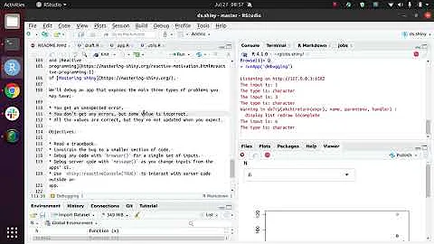 Shiny: Debugging