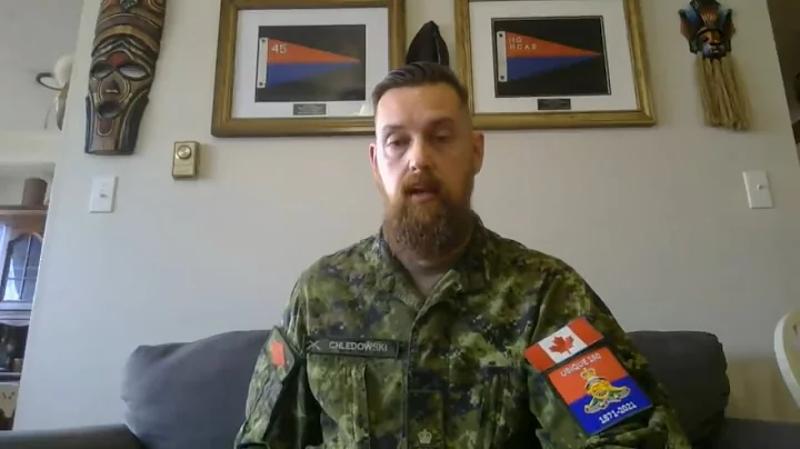 Canadian Army Major Stephen Chledowski speaks out against tyranny in Canada