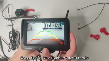 Leekooluu LK2 Wireless License Plate Backup Camera System