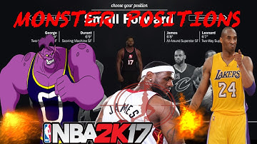 NBA2K17 TOP 3 UNGUARDABLE/UNSTOPPABLE POSITIONS|BEST PLAY STYLES/MONSTER MYPLAYER BUILD