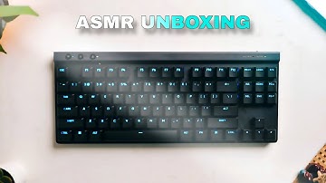 Aesthetic Unboxing Of Logitech G515 TKL Keyboard - ASMR