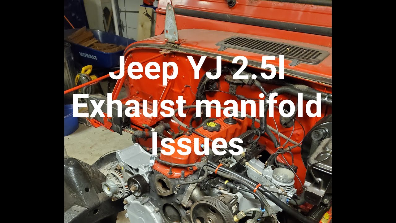 Jeep YJ  Exhaust Manifold Replacement - YouTube