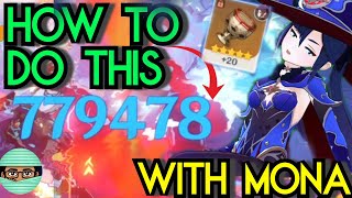 How to Make Mona Moan with your Damage | New Hydro Artifact Set Showcase | Genshin Impact