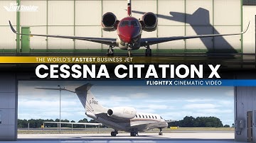 Cessna Citation X | Microsoft Flight Simulator 2024 | FlightFX [Cinematic Video]