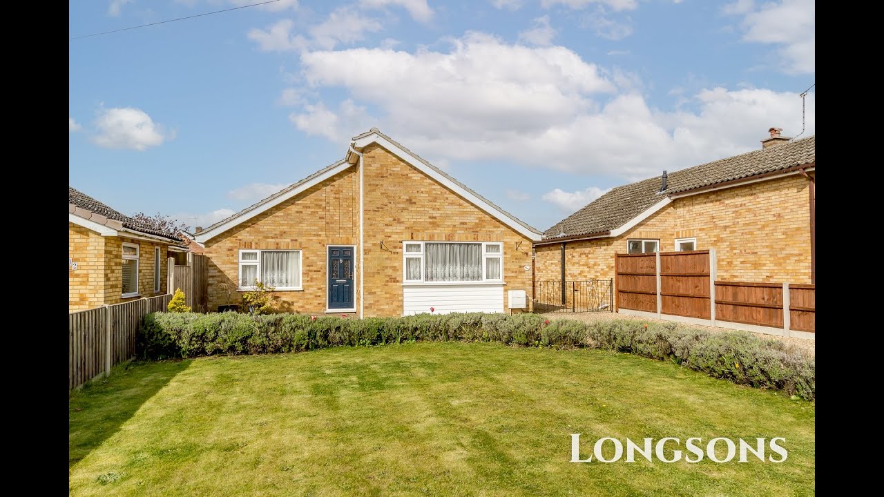 BUNGALOW TOUR UK Popular location! For Sale £325,000 Swaffham, Norfolk with Longsons estate