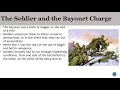 Poetry Context: Bayonet Charge