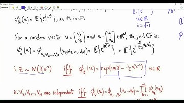 Gaussian Random Vectors - Jointly Gaussian Random Variables