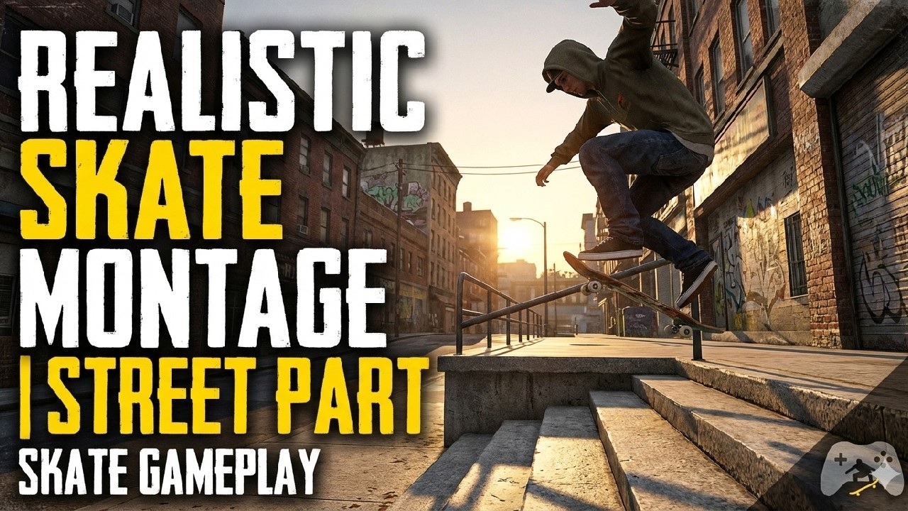 Realistic Skate Montage | Street Part