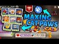 MAXING OUT CAT PAWS SKILLS!  C.A.T.S MAX SKILL TREE & MAX MACHINE - CATS The Game