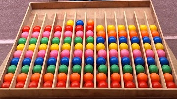 This relaxing sorting color ball game challenge solve very well || LKR Food Challenge