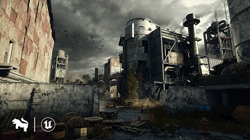 Abandoned Industrial Factory Environment | Available for Unity & Unreal Engine | Game-Ready Assets
