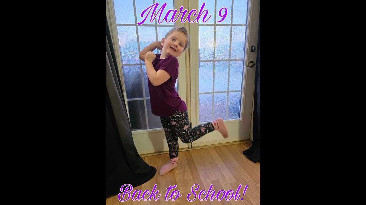 March 9 ~ Back to School!