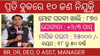 Odisha All Districts And Block Reporter Recruitment 2026 Odisha Latest Job Update 2026