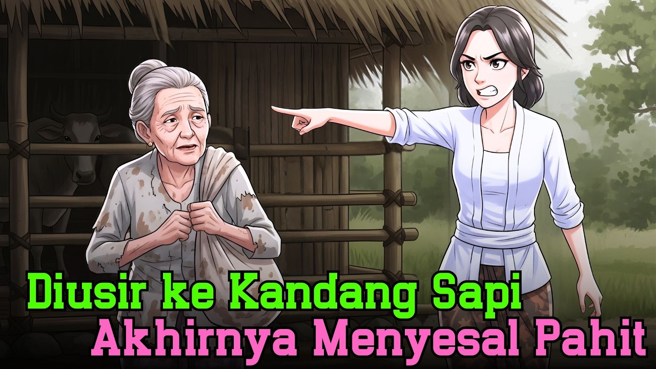 Menantu Mengusir Ibu Tua ke Kandang Sapi—Akhirnya Dapat Balasan Pahit!