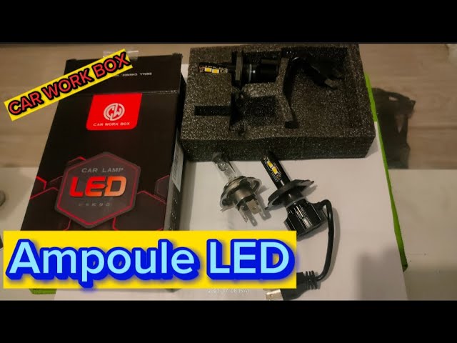 Ampoule LED H4 🔸marque CAR WORK BOX