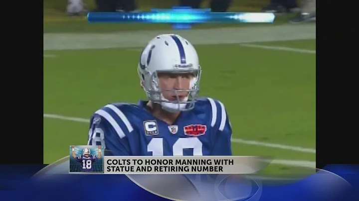 Colts to unveil Peyton Manning statue, retire jersey in October