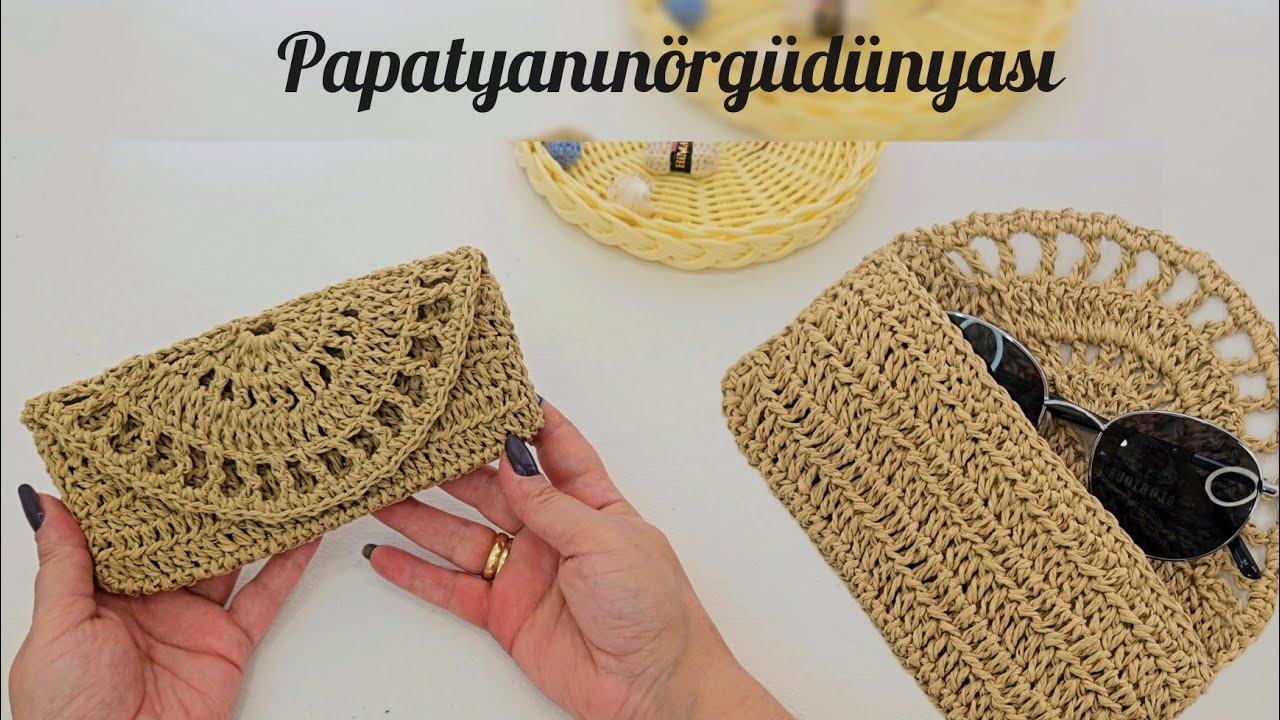 очень полезно | Как сделать очень простой футляр для очков крючком.