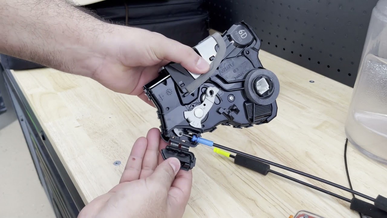 Toyota 4Runner door lock actuator replacement - YouTube