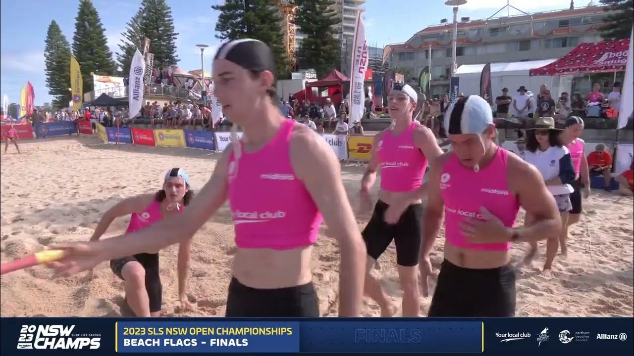 2023 SLSNSW State Champs Open Beach Flags Finals YouTube