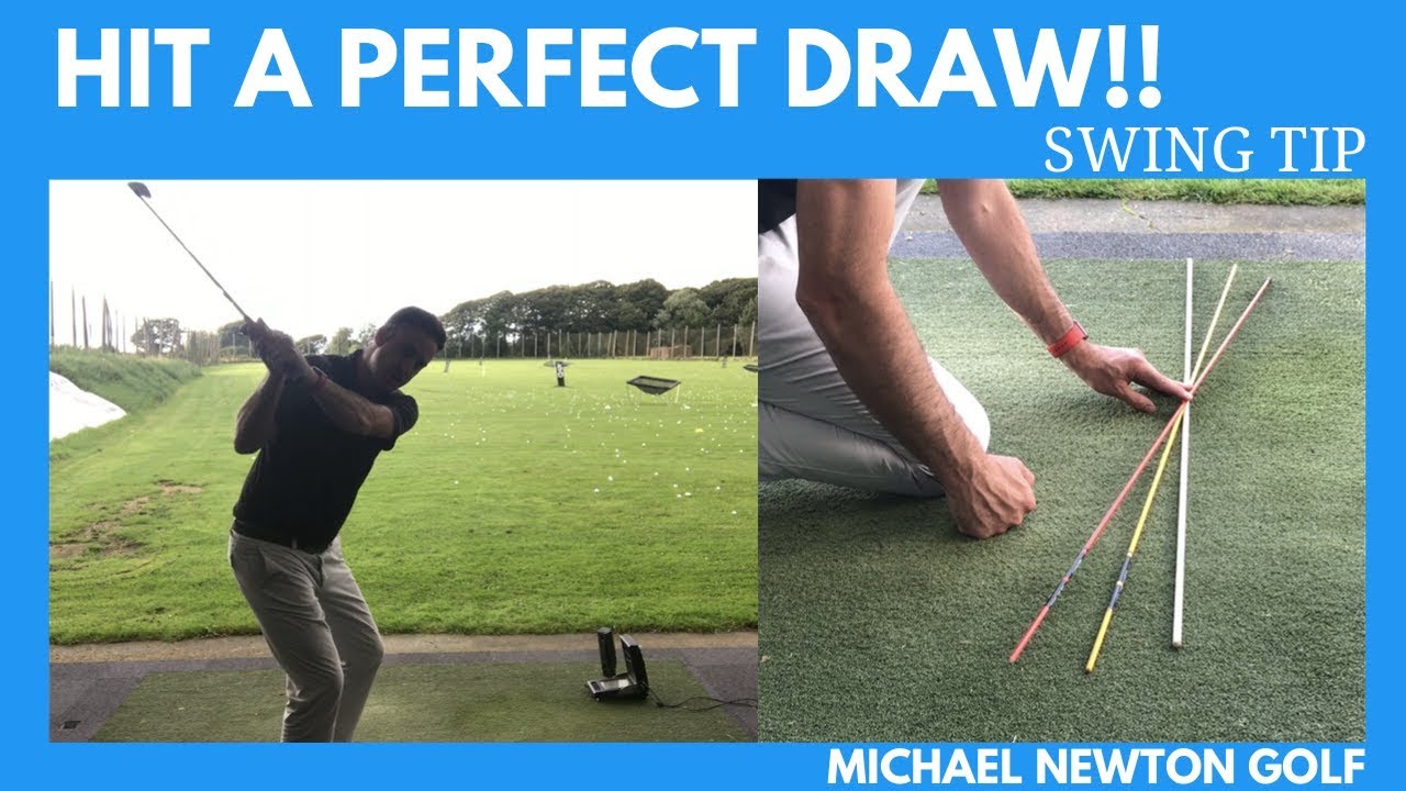 Hit A Perfect Draw Golf Shot Swing Tip Youtube