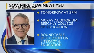 Why Gov. DeWine is coming to Youngstown on Monday