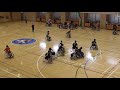 藍野大学TOPS VS  大阪ネルフ　後半　車いすハンドボール近畿リーグ第５節
