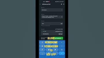 How to withdrawal Blove token to BLv APP #SHORT#XCHANGEON#bfic