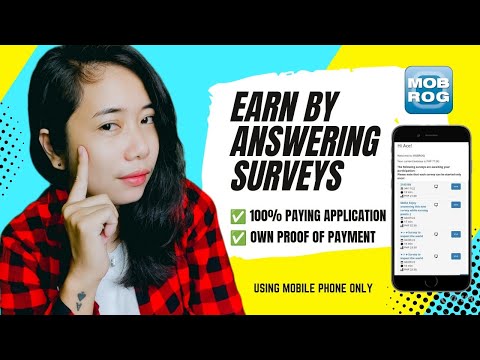 Legit Paying Survey App (Earn Cash up to P250 using your phone) with proof of payment. MOBROG 2022