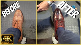 AMAZING TRANSFORMATION!!! | ANGELO SHOE SHINE ASMR