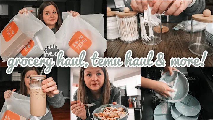 Grocery Haul, Temu Haul + vlog things