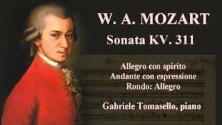W. A. Mozart Sonata in D major KV. 311 Gabriele Tomasello, piano. d...
