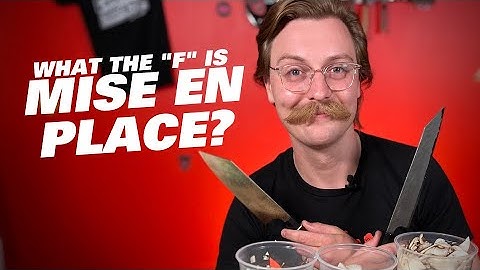 MISE EN PLACE with the ultimate HIPSTER KNIFE (KIRITSUKE)