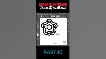 Amazing textile black PATTERN create with Adobe Illustrator 2023  Part 10 #shorts #illustrator