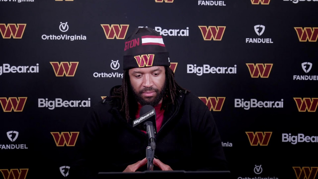LIVE: DE Deatrich Wise Speaks to the Media After Re-Signing | Washington Commanders
