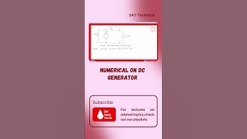 DC Generator Examples #shorts #shortsvideo  #youtubelectures #dcgenerator