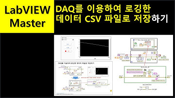 DAQ를 이용하여 로깅한 데이터 CSV 파일로 저장하기