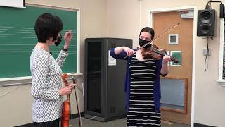 Violin Techniques / A common problem in advanced string crossing