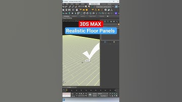 ✅ Realistic Floor Panels in 3ds Max | Array Command Tutorial 🪵 | Quick Tip